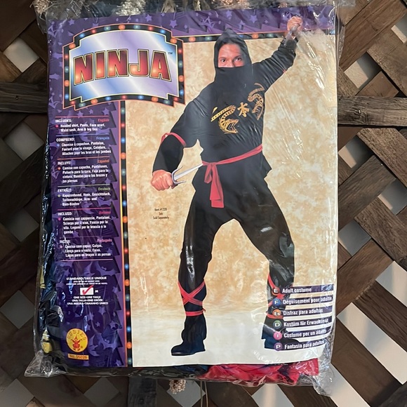 Rubie's Other - Brand New Rubie's Adult Ninja Costume Size Medium